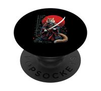 Samurai Cat PopSockets Adhesive PopGrip