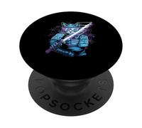 Samurai Cat PopSockets Adhesive PopGrip