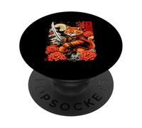 Samurai Cat PopSockets Adhesive PopGrip