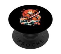 Samurai Cat PopSockets Adhesive PopGrip