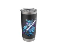 Samurai Cat Stainless Steel Insulated Tumbler