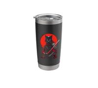 Samurai Cat Stainless Steel Insulated Tumbler