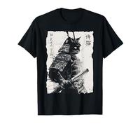 Samurai Cat, Vintage Japanese Warrior Art, Men, Women T-Shirt