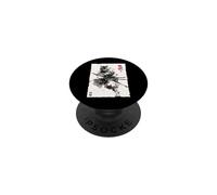 Samurai Cat Warrior Ink Artwork Kawaii Anime Cat Samurai PopSockets Adhesive PopGrip