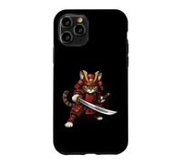 Samurai Cat Warrior Japanese Armor Anime Katana Case for iPhone 11 Pro