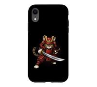Samurai Cat Warrior Japanese Armor Anime Katana Case for iPhone XR