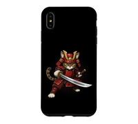 Samurai Cat Warrior Japanese Armor Anime Katana Case for iPhone XS Max