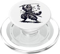 Samurai Cat Warrior Japanese Style Anime Cat PopSockets PopGrip for MagSafe