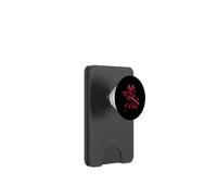 Samurai Cat Warrior Katana Sword Ninja Red Japanese Anime PopSockets PopWallet for MagSafe