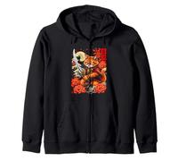 Samurai Cat Zip Hoodie