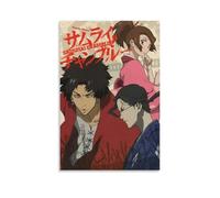 Samurai ChamplooPosters for Bedroom Aesthetic Poster Decorative Painting Canvas Wall Art Living Room Posters Bedroom Painting Wall Art DecorUnframe-style24x36inch(60x90cm)
