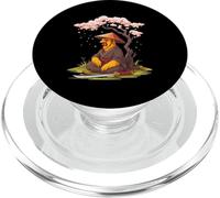 Samurai Chicken Japanese Warrior Tradition Ukiyo-E Art PopSockets PopGrip for MagSafe