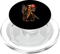 Samurai Chicken Japanese Warrior Tradition Ukiyo-E Art PopSockets PopGrip for MagSafe