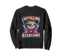 Samurai Coffee Cup with Swords funny Sweatshirt
