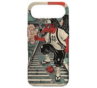 Samurai Crow Skateboarding Temple Art Japanese Oni Case for iPhone Air