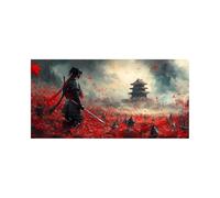 Samurai Diamond Art Kits Adults with Diamond Art Accessories, 5D DIY Color Crystal Gem Crafts Kits for Kids, War Rhinestones Paint by Numbers on Canvas 28x56 in, Wall Artwork for Room Decor 2509-8508