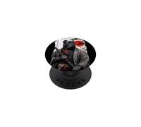 Samurai Dog Japanese Art Cane Corse Warrior Bushido Katana PopSockets Adhesive PopGrip