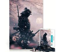 Samurai Dreams Jigsaw Puzzles 1000 Pieces for Adults Strengthen Recall Calm Mind Quality Edge Warm Surprise (50x75cm)