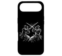 Samurai Duel Line Art Japanese Warrior Battle Scene Case for iPhone Air