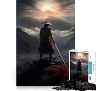 Samurai Evening Mist 1000 Pieces Jigsaw Puzzles for Teenagers Mental Toy Stress Relief Premium Cut (50x75cm)