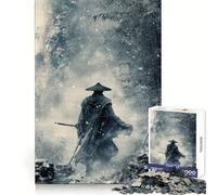 Samurai Fantasy Hard Jigsaw Puzzle for Adults 1000 Pieces Reason Skill Toy Family Time Tight Cut Art Collectible (38x52cm)