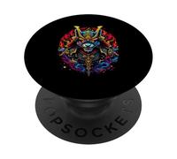 Samurai Feline Warrior PopSockets Adhesive PopGrip