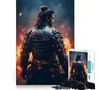 Samurai Fire 1000 Piece Jigsaws for Teenagers Puzzle Improve Recall Casual Relax Exact Edge Stylish Gift (38x52cm)