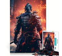 Samurai Fire 1000 Piece Jigsaws for Teenagers Puzzle Improve Recall Casual Relax Exact Edge Stylish Gift (50x75cm)