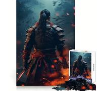 Samurai Fire Hard Jigsaw Puzzle for Adults 1000 Pieces Intellect Toy Cozy Time Quality Cut (50x75cm)