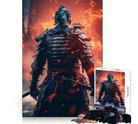 Samurai Fire Hard Jigsaw Puzzle for Adults 1000 Pieces Reason Skill Toy Family Time Tight Cut Art Collectible (38x26cm)