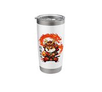Samurai Fox Beneath the Fired Stainless Steel Insulated Tumbler