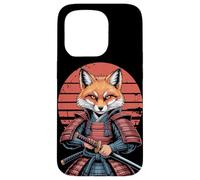 Samurai Fox Katana Sword Foxes Case for iPhone 15 Pro