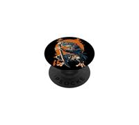 Samurai Frog Japanese Kanji Samurai Frog PopSockets Adhesive PopGrip