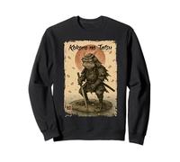 Samurai Frog Kokoro no Tatsu Japanese Warrior Art Sweatshirt