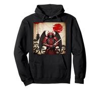 Samurai Gargoyle Warrior Dark Japanese Mythology Art Pullover Hoodie