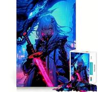 Samurai Geisha Japan Girl 1000 Piece Jigsaw Puzzle for Teenagers Intellect Toy Mental Relax Quality Cut (38x26cm)