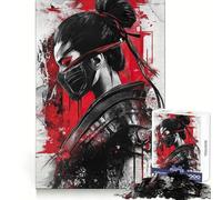 Samurai Geisha Warrior 1000 Pieces Jigsaw Puzzles for Teenagers Mental Toy Stress Relief Premium Cut (38x26cm)