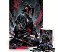 Samurai Girl in Mourning Jigsaw Puzzles for Adults1000 Pieces Mind Skill Toy Quiet Hobby Design Assembly (50x75cm)