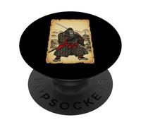 Samurai Gorilla Japanese Art Anime PopSockets Adhesive PopGrip