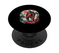 Samurai Gorilla Warrior Outfit for Japan Lovers PopSockets Adhesive PopGrip