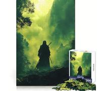 Samurai in A Misty Forest Jigsaw Puzzles for Adults 1000 Pieces Brain Skill Relaxed Mind Exact Edge Art Collection Piece (50x75cm)
