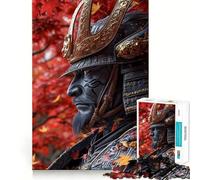 Samurai in Autumn 1000 Pieces Jigsaw Puzzles for Teenagers Logic Train Toy Quiet Fun Smooth Cut Lovely Gift (38x26cm)