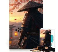 Samurai in Autumn Landscape Jigsaw Puzzle 1000 Piece for Teenagers Reason Skill Toy Relaxing Fun Exact Cut (50x75cm)