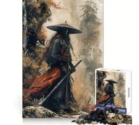 Samurai in Misty Forest 1000 Piece Jigsaw Puzzles for Adults Teenagers Intellect Toy Home Enjoy Quality Cut Classic Gift (38x26cm)