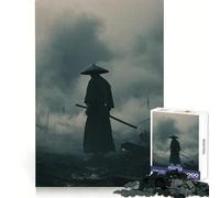 Samurai in Misty Landscape 1000 Pieces Jigsaw Puzzles for Adults Improve Memory Peaceful Fun Sharp Edge (50x75cm)