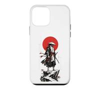 Samurai in the Ink Wash Winds Japanese Warrior Art Case for iPhone 12 mini