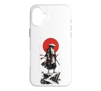 Samurai in the Ink Wash Winds Japanese Warrior Art Case for iPhone 16 Plus