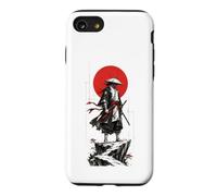 Samurai in the Ink Wash Winds Japanese Warrior Art Case for iPhone SE (2020) / 7/8
