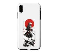 Samurai in the Ink Wash Winds Japanese Warrior Art Case for iPhone XS Max