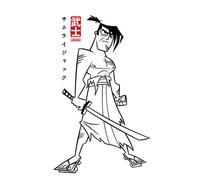 Samurai Jack Kanji Women's T-Shirt - White - XXL